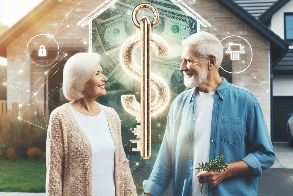 זוג מבוגר מאושר לקחו משכנתא הפוכה